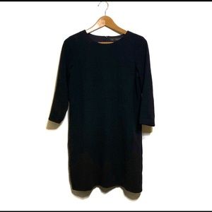 Zara Navy Blue Shift Dress